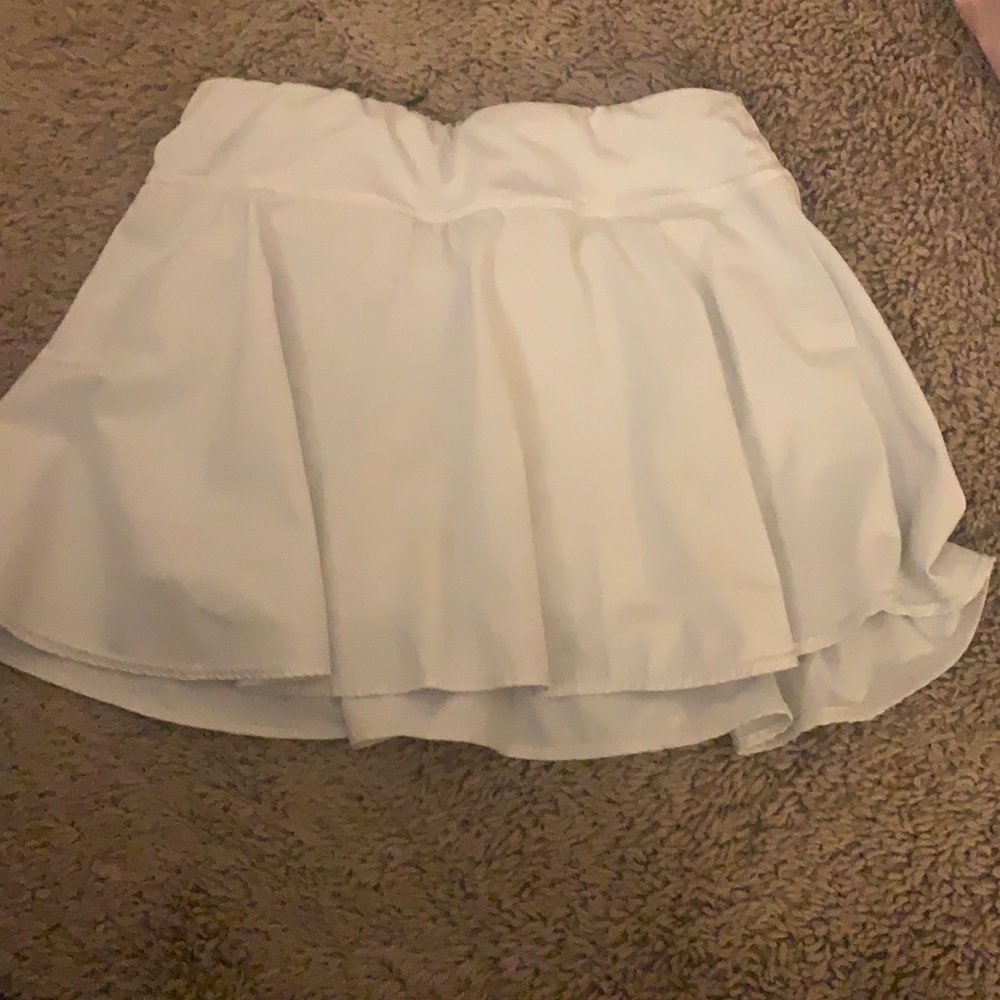 white womens tennis skirt